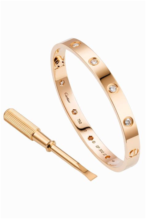 love bracelet with screw|cartier permanent bracelet.